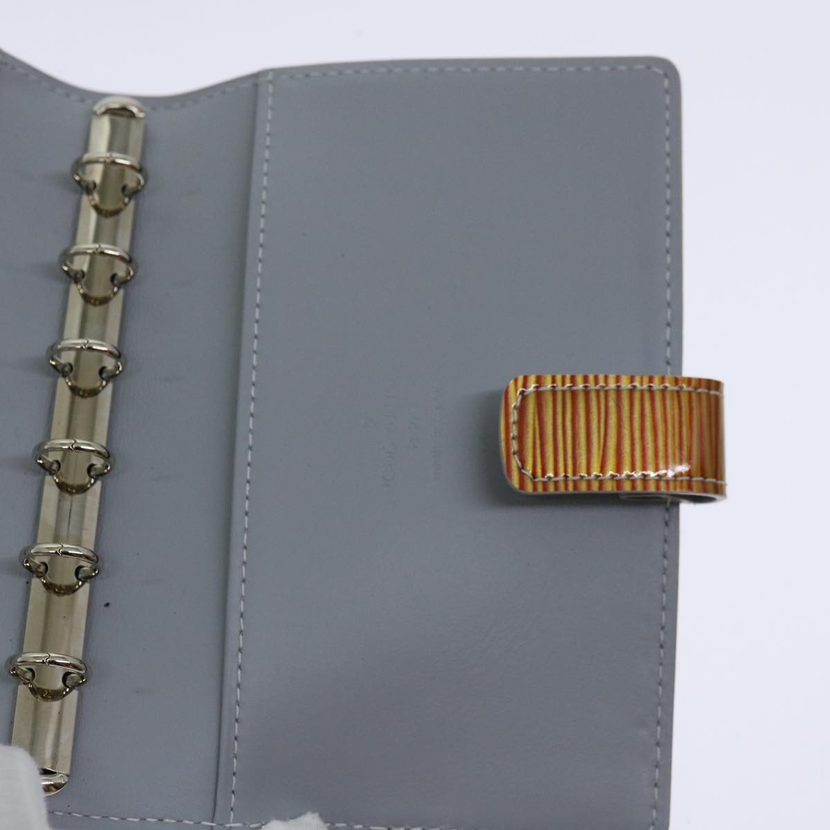 Louis Vuitton Agenda Cover Epi Leather, ORANGE, LEATHER, Wallets