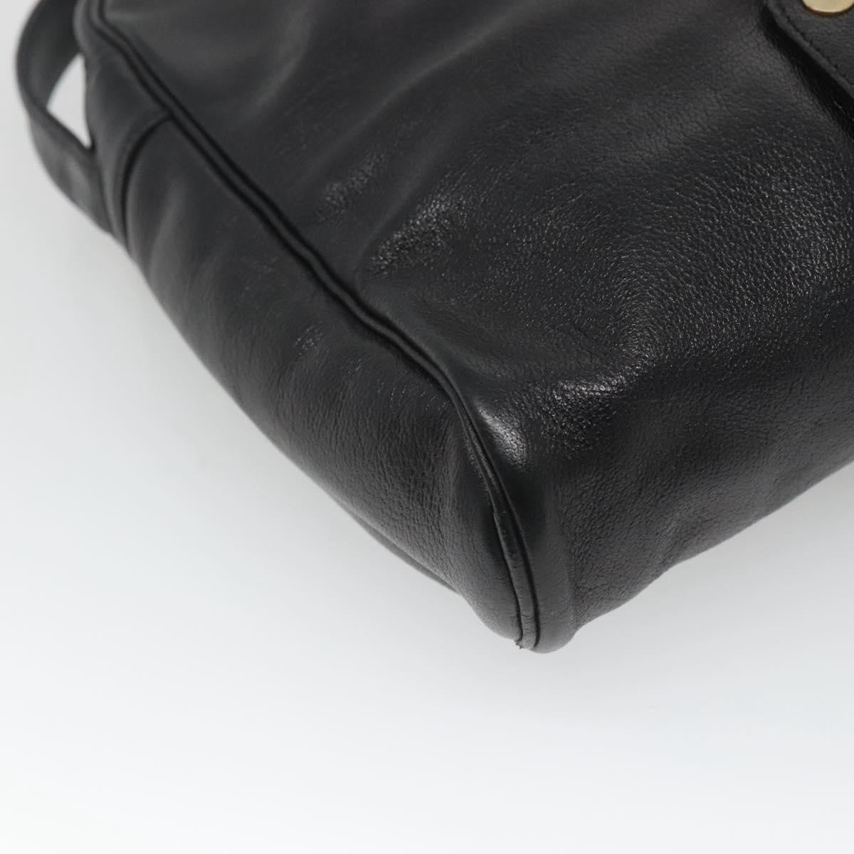Christian Dior Shoulder bag Leather, BLACK, LEATHER, Shoulder bag