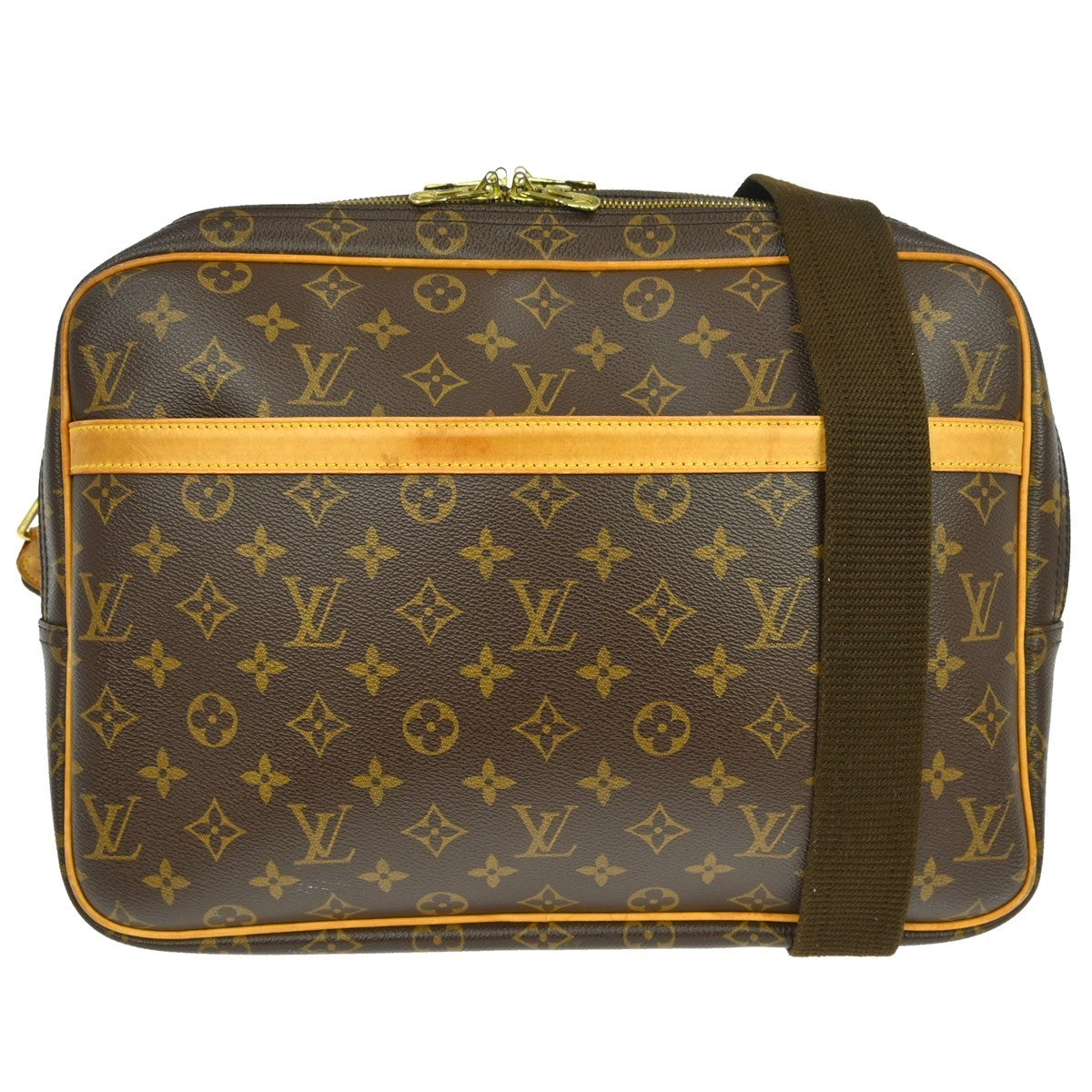 Louis Vuitton Reporter Bag Monogram Canvas, Brown, Canvas, Shoulder Bag