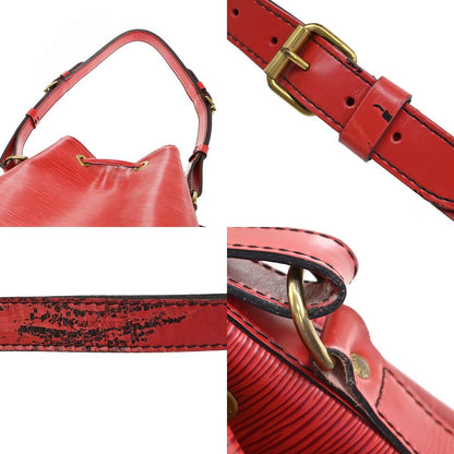 Louis Vuitton Noe Handbag Epi Leather, RED, LEATHER, Handbag