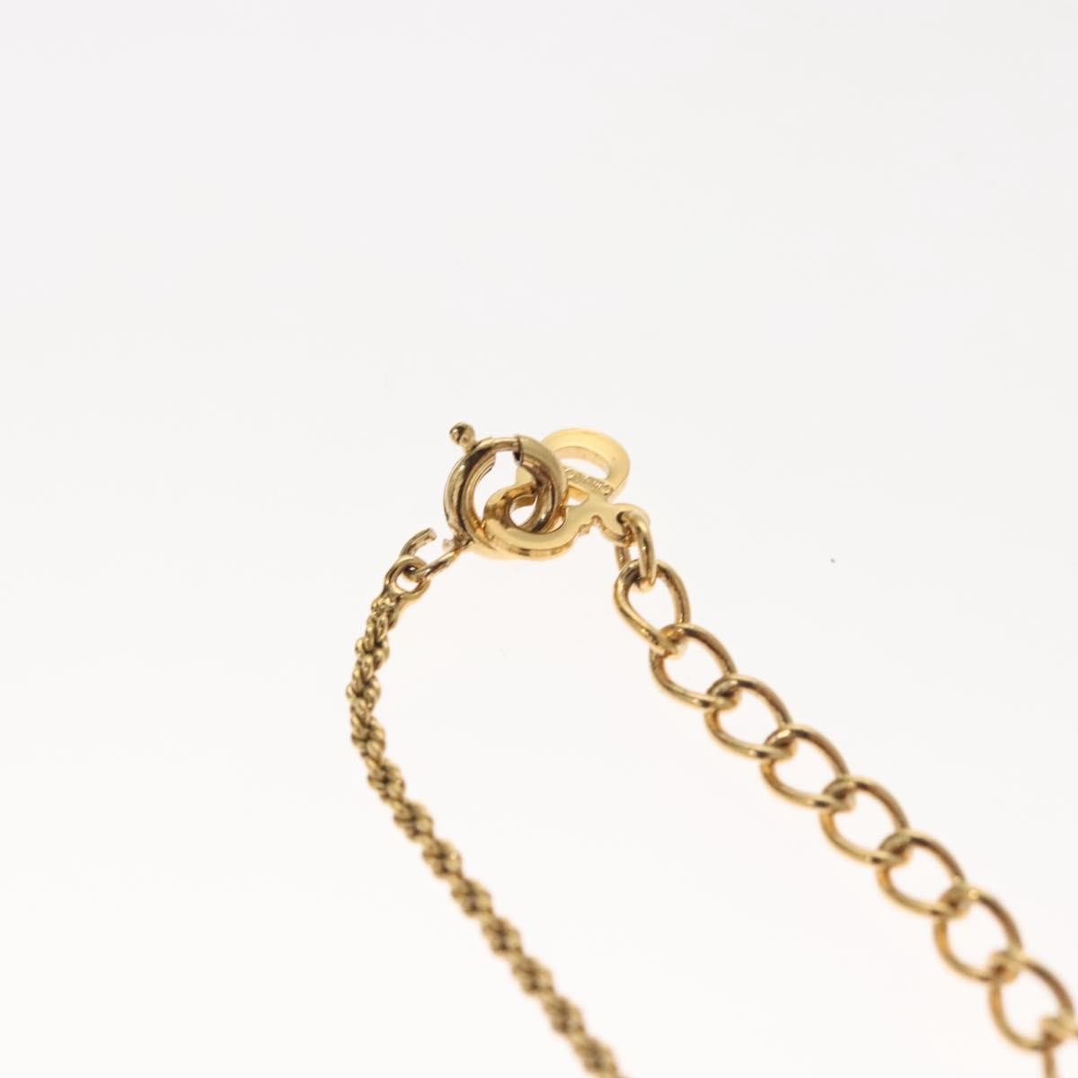 Christian Dior CD Pendant Necklace Gold-plated, GOLD, METAL, Necklace