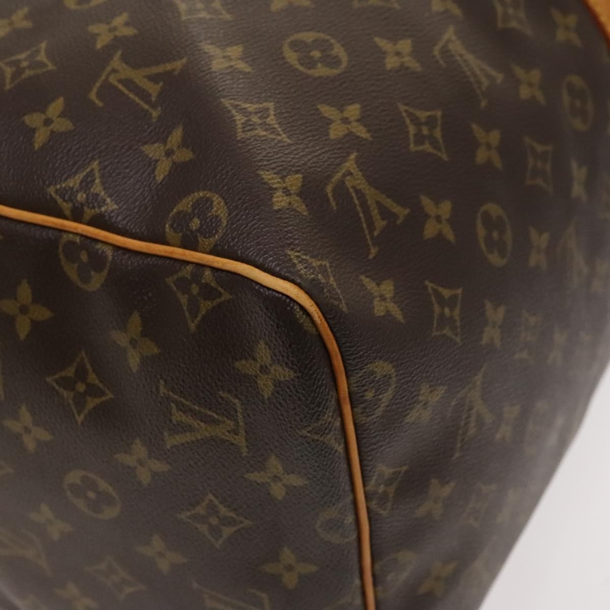 Louis Vuitton Keepall Bag Monogram Canvas, BROWN, CANVAS, Travel bag