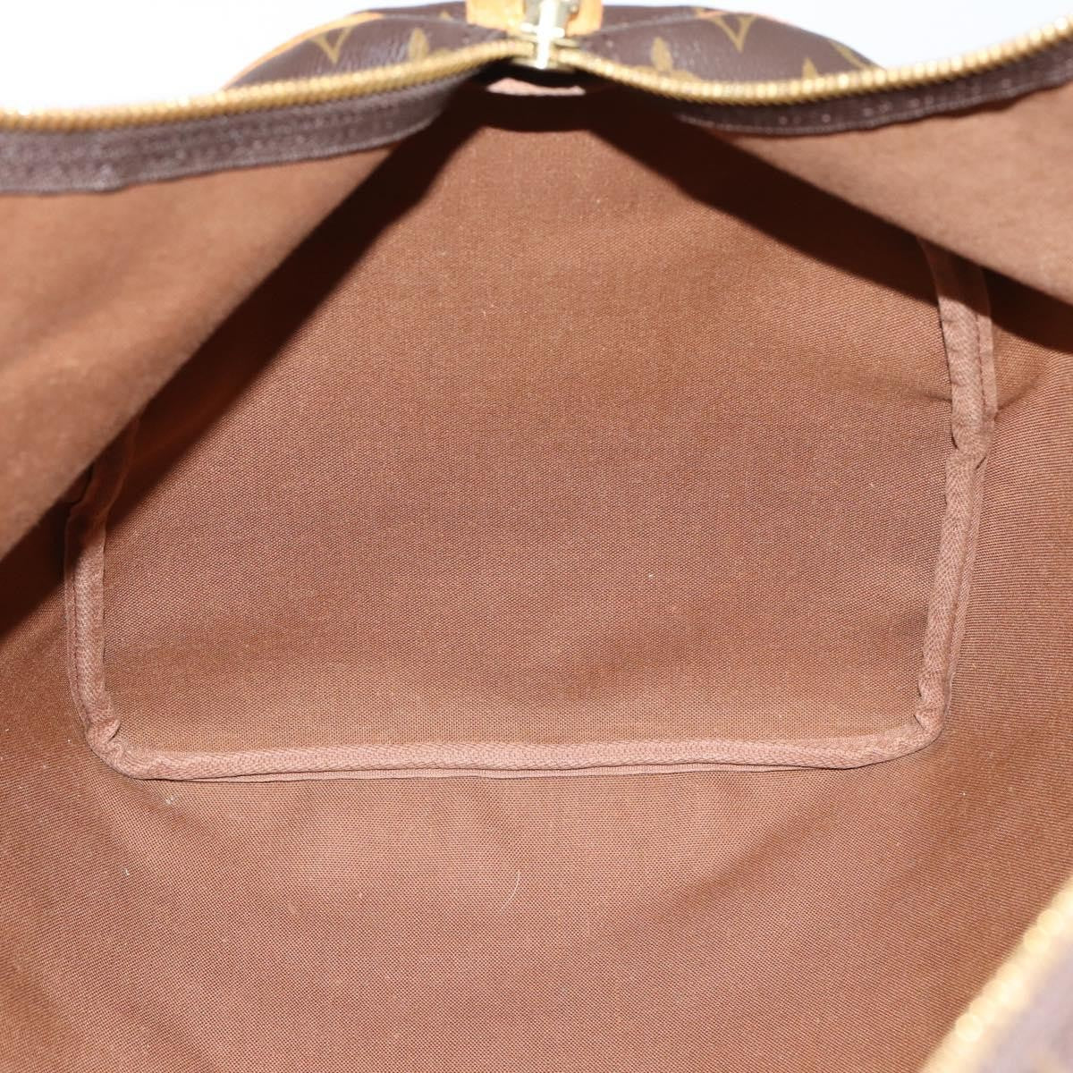 Louis Vuitton Keepall Bag Monogram Canvas, BROWN, CANVAS, Travel bag