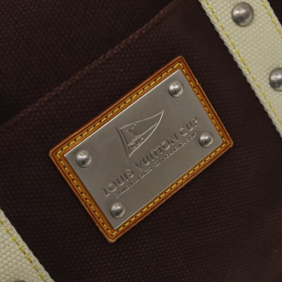Louis Vuitton Cup Sac Antigua Duffle Bag Canvas, BROWN, CANVAS, Travel bag