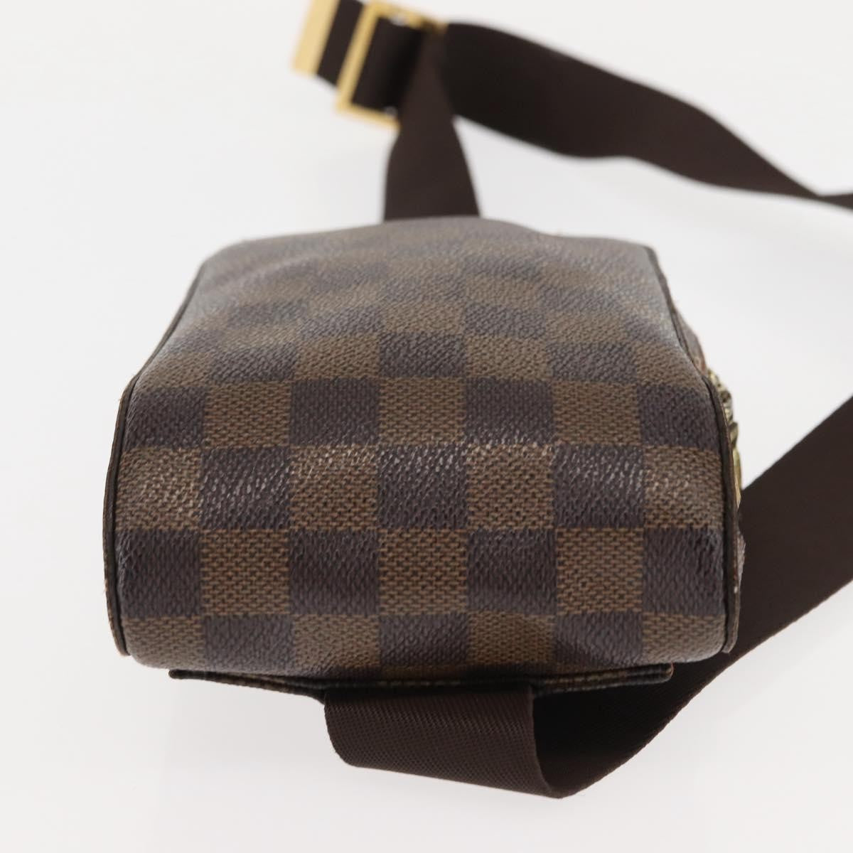 Louis Vuitton Geronimos Waist Bag Damier, BROWN, CANVAS, Shoulder bag