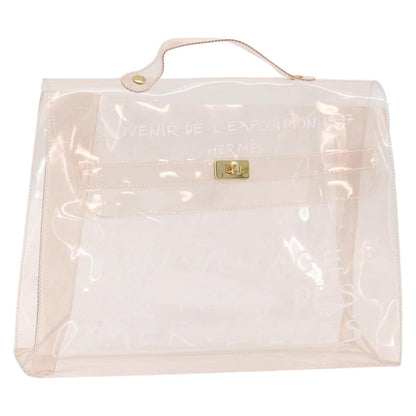 Hermes Kelly Souvenir Bag Vinyl, Clear, Plastic, Handbag