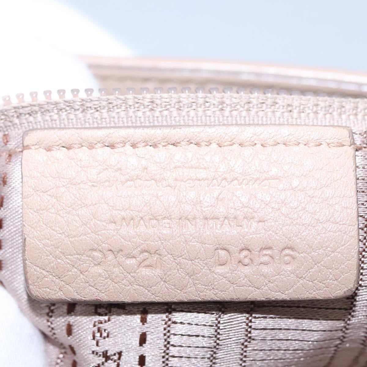 Salvatore Ferragamo Sofia Satchel Leather, BEIGE, LEATHER, Handbag