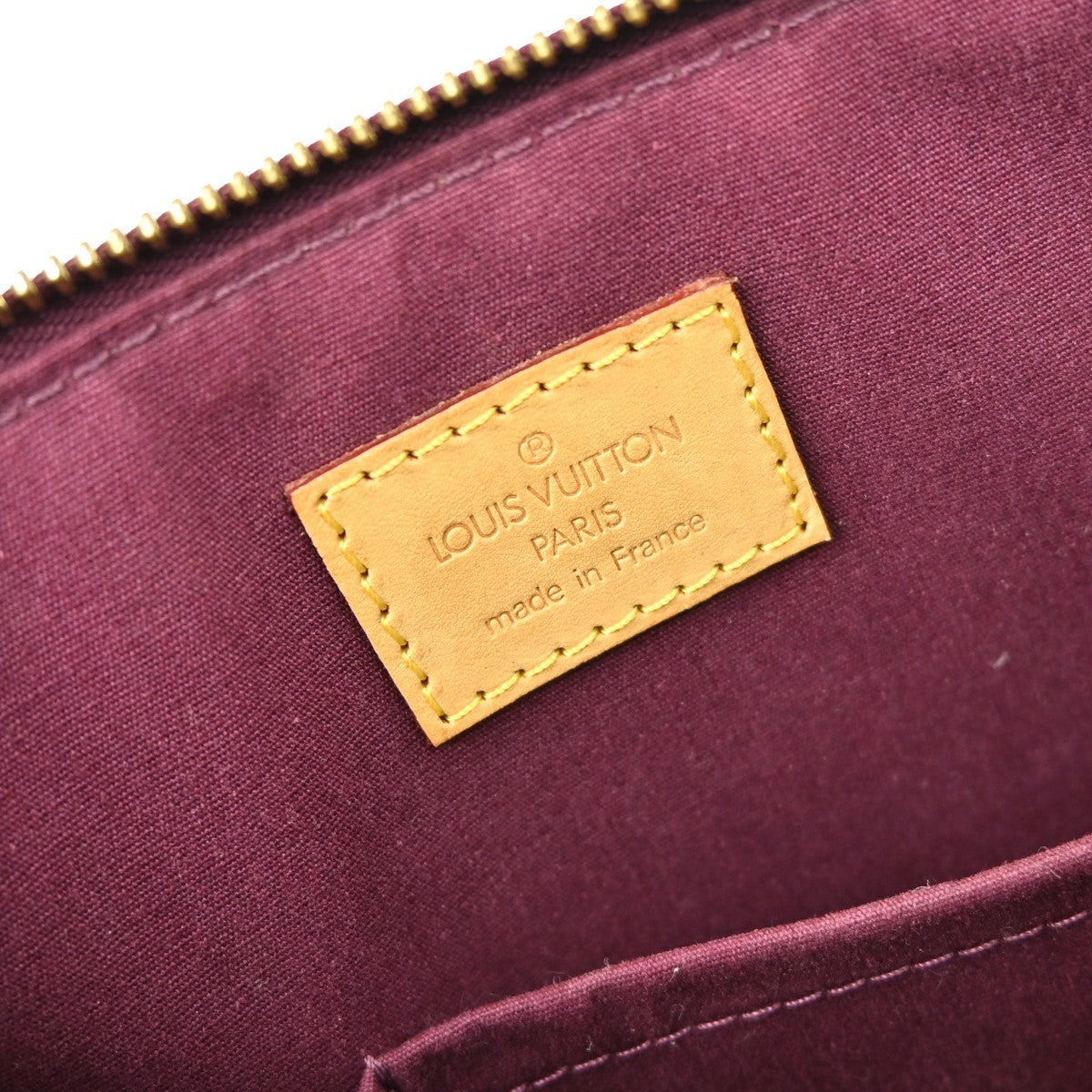 Louis Vuitton Bellevue Handbag Monogram Vernis, PURPLE, PATENT_LEATHER, Tote bag
