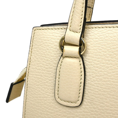 Gucci Soho Shoulder Bag Leather, White, Leather, Handbag