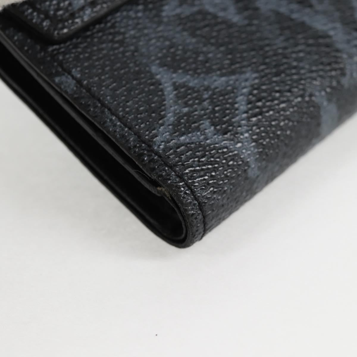 Louis Vuitton Cross Card Holder Limited Edition Monogram Pastel Noir, BLACK, CANVAS, Clutche & pouche