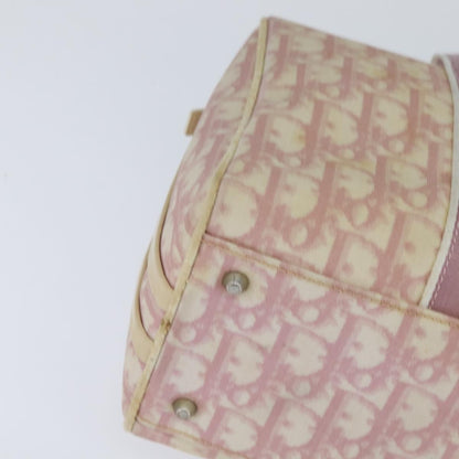 Christian Dior Vintage Trotter Boston Bag Diorissimo Coated Canvas, PINK, PVC, Handbag