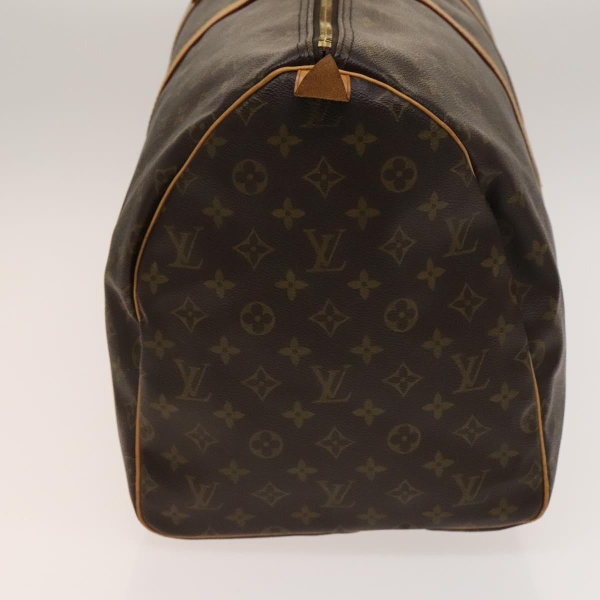 Louis Vuitton Keepall Bag Monogram Canvas, BROWN, CANVAS, Travel bag