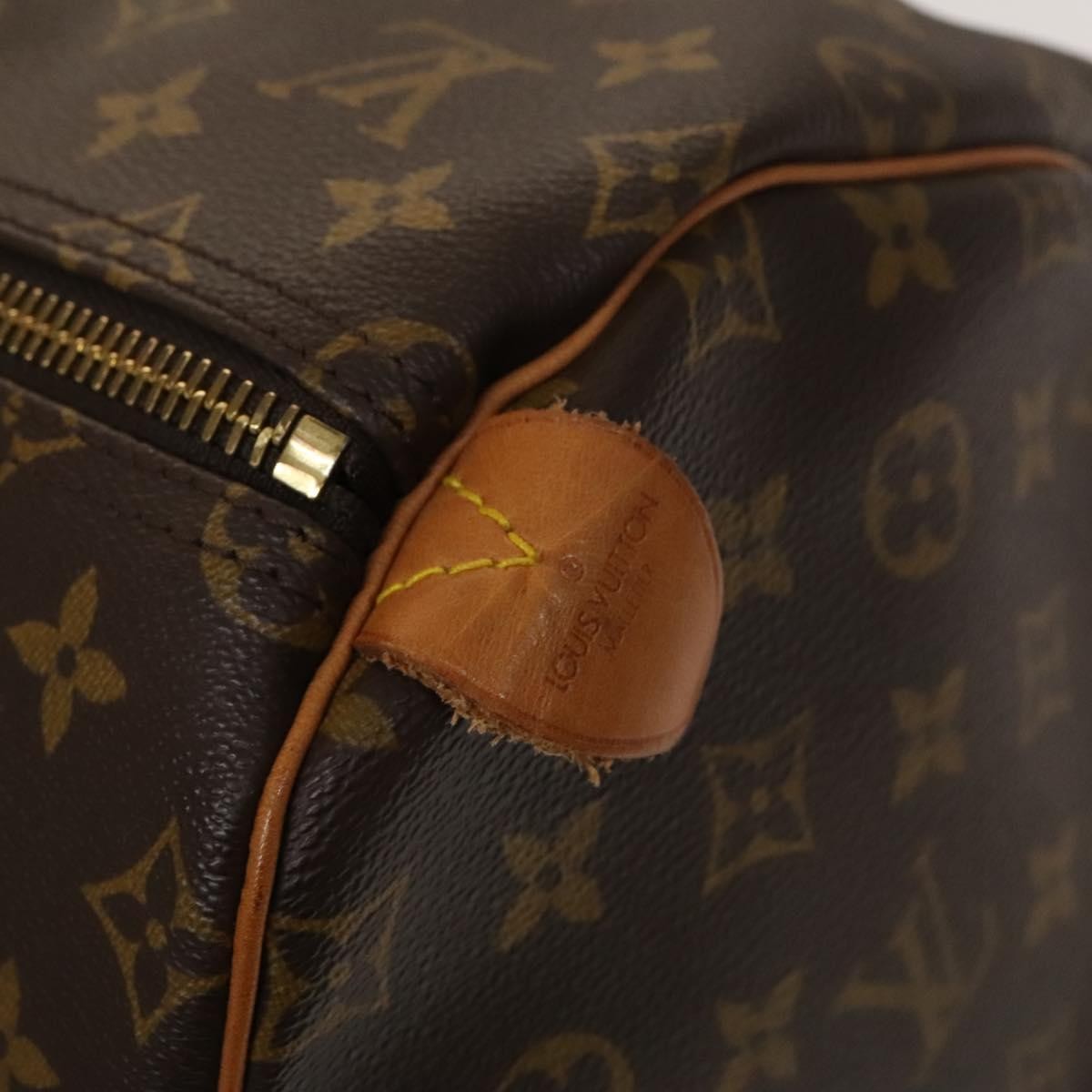 Louis Vuitton Keepall Bag Monogram Canvas, BROWN, CANVAS, Travel bag