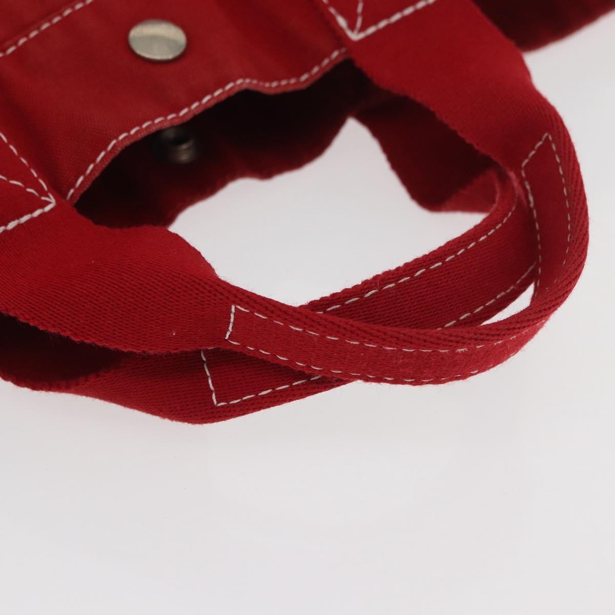 Hermes Fourre Tout Tote Toile, RED, CANVAS, Tote bag