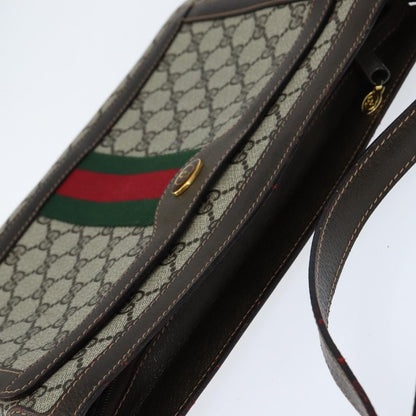 Gucci Ophidia Zip Shoulder Bag GG Coated Canvas, BEIGE, CANVAS, Shoulder bag