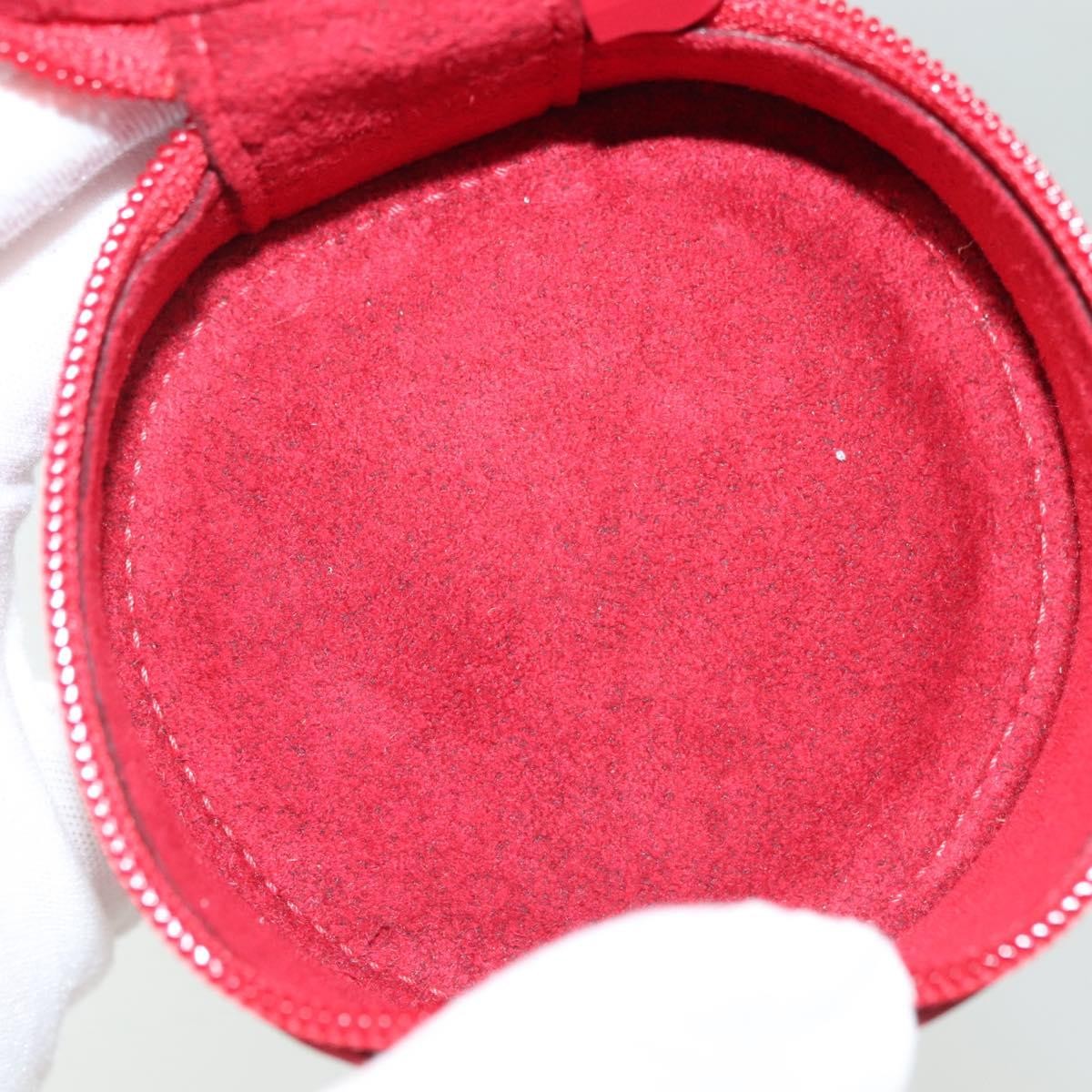 Louis Vuitton Ecrin Bijoux Pouch Epi Leather, RED, LEATHER, Clutche & pouche