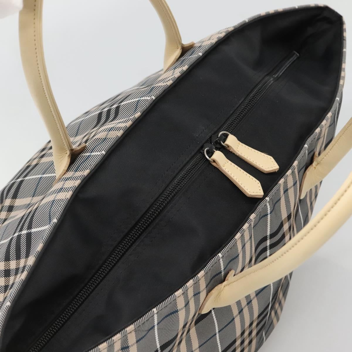 Burberry Nova Check Tote Nylon, GRAY, NYLON, Tote bag