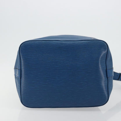 Louis Vuitton Petit Noe Handbag Epi Leather, Blue, Leather, Shoulder Bag