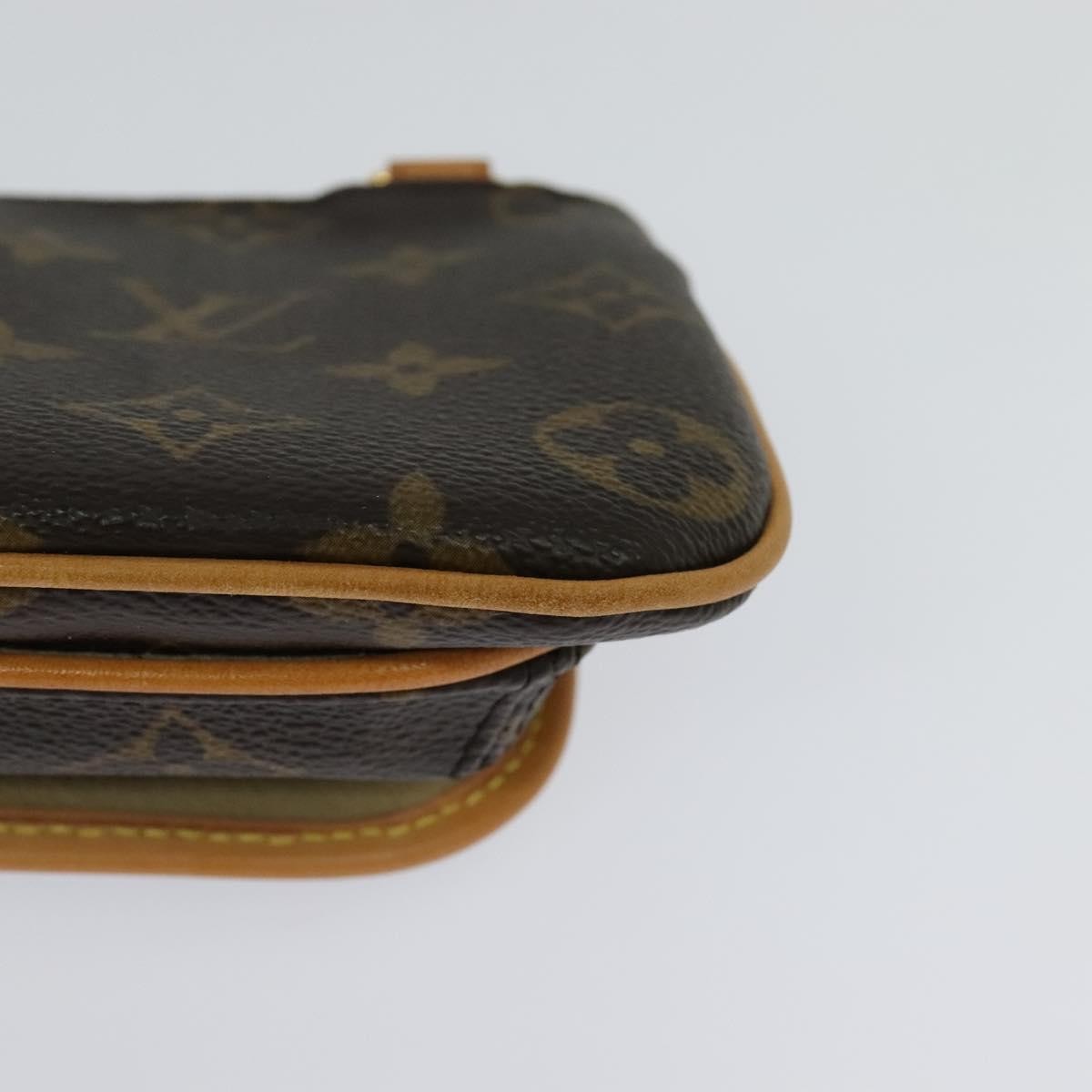 Louis Vuitton Tikal Wristlet Pochette Monogram Canvas, BROWN, CANVAS, Clutche & pouche