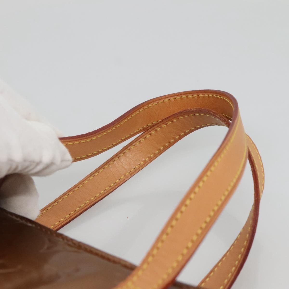 Louis Vuitton Reade Handbag Monogram Vernis, BROWN, PATENT_LEATHER, Handbag