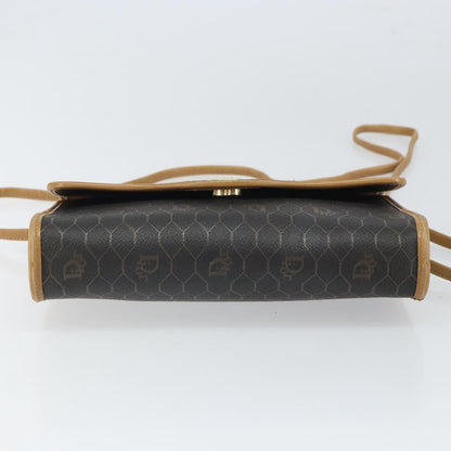 Christian Dior Vintage Honeycomb Shoulder Bag Canvas, BLACK, CANVAS, Shoulder bag