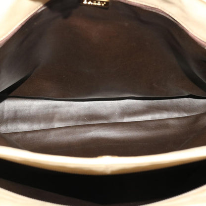 Bally Vintage Shoulder Bag Leather, BEIGE, LEATHER, Shoulder bag