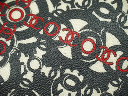Chanel Optic Coco Tote Printed Coated Canvas with Caviar, MULTICOLOUR, CANVAS, Tote bag