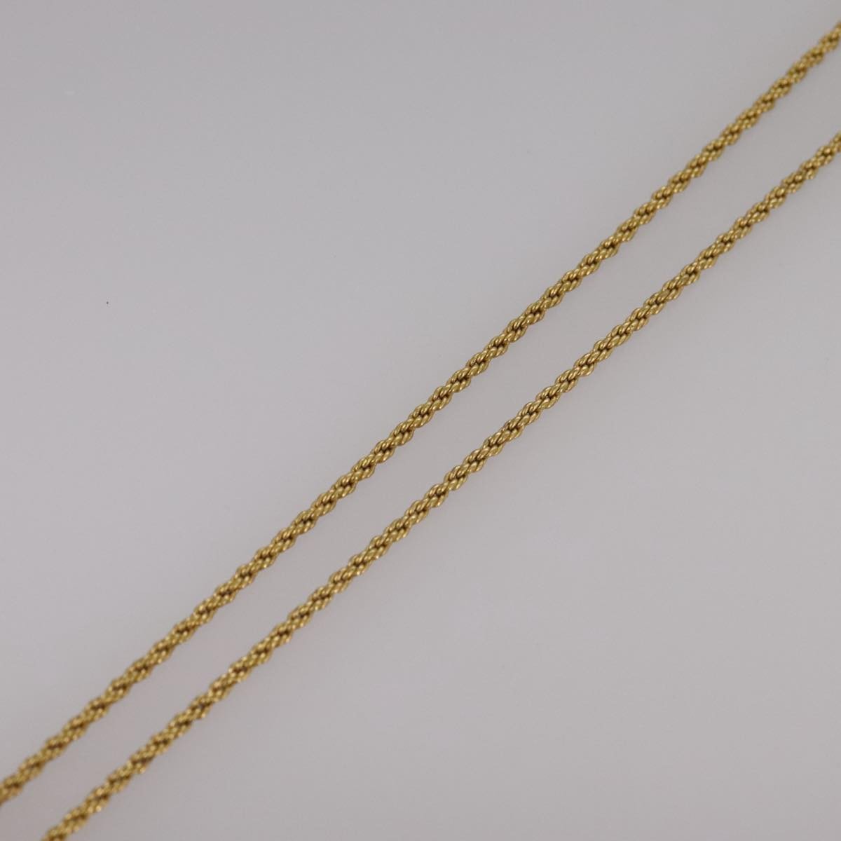 Christian Dior CD Pendant Necklace Metal and Crystals, GOLD, METAL, Necklace