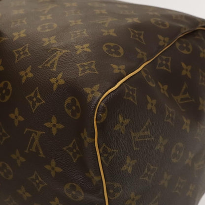 Louis Vuitton Keepall Bag Monogram Canvas, BROWN, CANVAS, Travel bag
