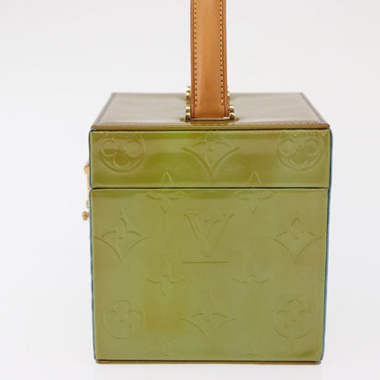 Louis Vuitton Bleecker Box Bag Monogram Vernis, Green, Patent Leather, Clutch