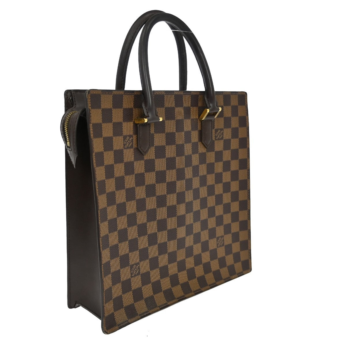 Louis Vuitton Venice Sac Plat Bag Damier, Brown, Canvas, Tote Bag