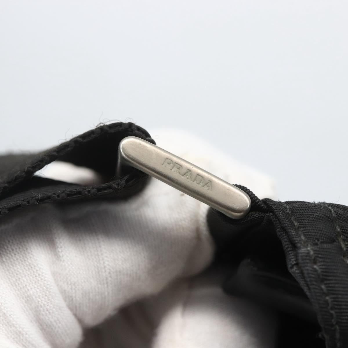 Prada Zip Top Messenger Bag Tessuto, BLACK, NYLON, Shoulder bag