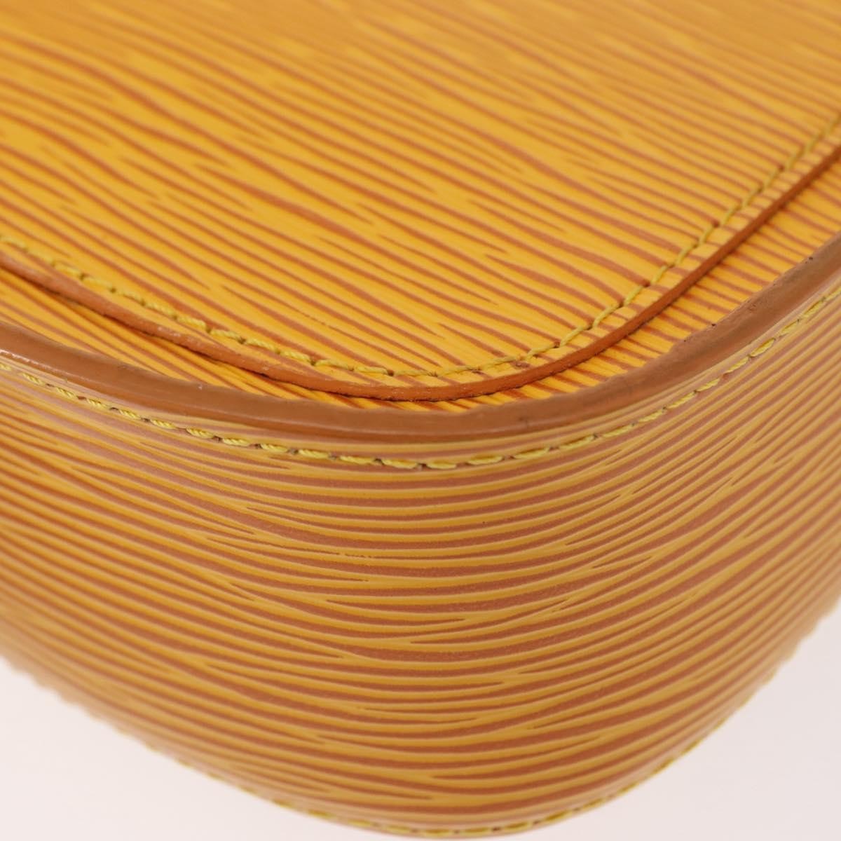 Louis Vuitton Saint Cloud Handbag Epi Leather, YELLOW, LEATHER, Shoulder bag