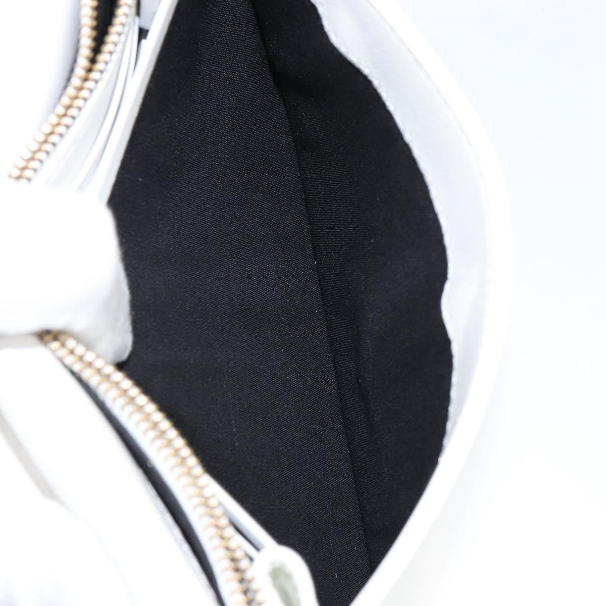 Versace Greca Goddess Wallet on Chain Leather, WHITE, LEATHER, Wallets