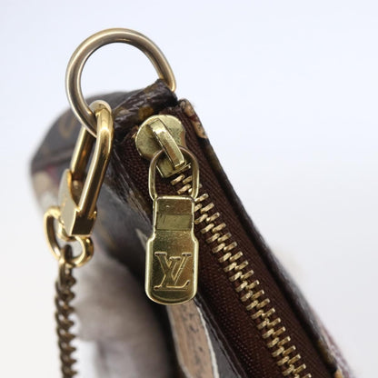 Louis Vuitton Mini pochette accessoire Limited edition Monogram canvas, BROWN, CANVAS, Accessory