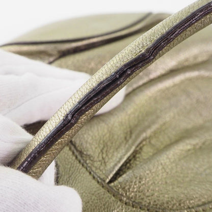 Salvatore Ferragamo Marisa Satchel Leather, GOLD, LEATHER, Handbag