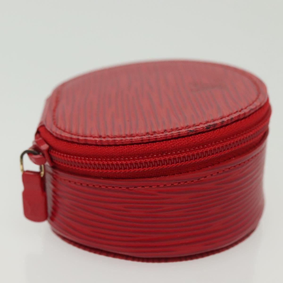 Louis Vuitton Ecrin Bijoux Pouch Epi Leather, RED, LEATHER, Clutche & pouche