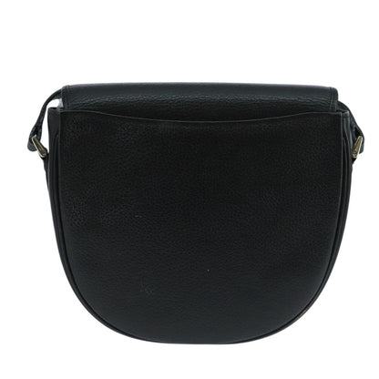 Burberry Flap Shoulder Bag Leather, BLACK, LEATHER, Shoulder bag