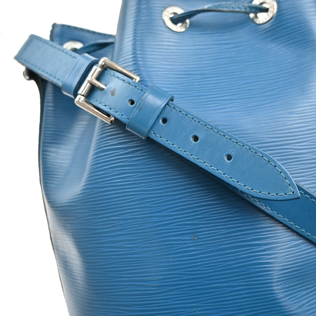 Louis Vuitton Noe Handbag Epi Leather, BLUE, LEATHER, Shoulder bag