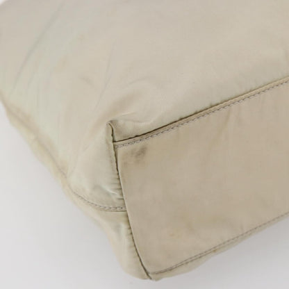 Prada Vintage Tote Tessuto, SILVER, NYLON, Tote bag