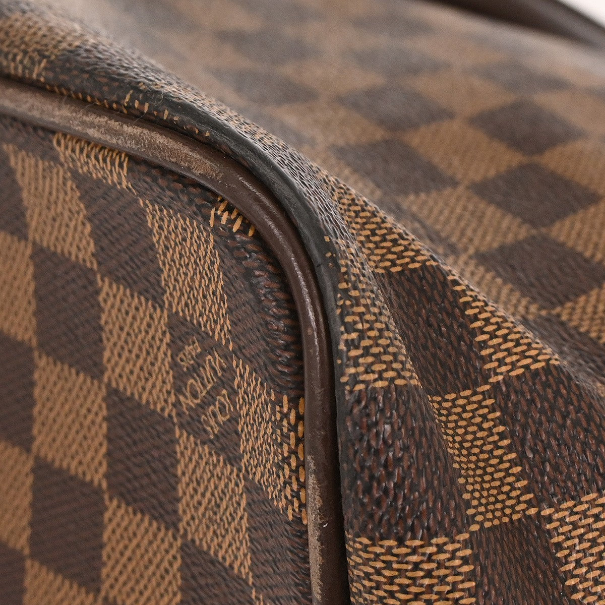 Louis Vuitton Greenwich Travel Bag Damier, BROWN, CANVAS, Tote bag