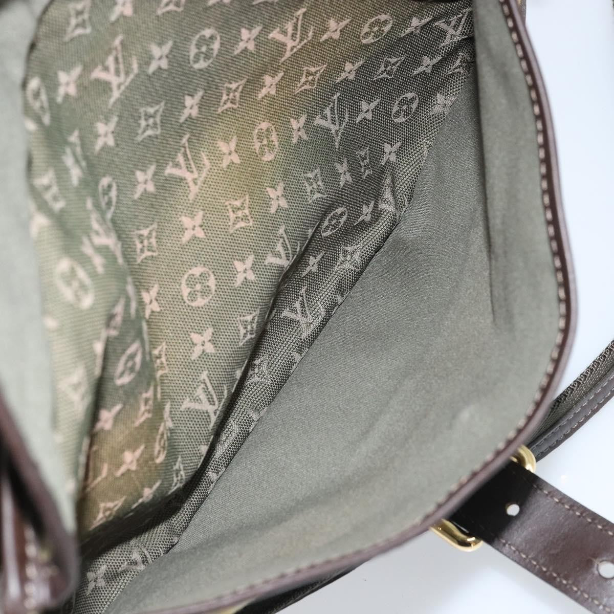 Louis Vuitton Marjorie Handbag Mini Lin, KHAKI, CANVAS, Shoulder bag
