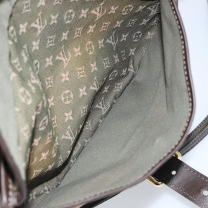 Louis Vuitton Marjorie Handbag Mini Lin, KHAKI, CANVAS, Shoulder bag