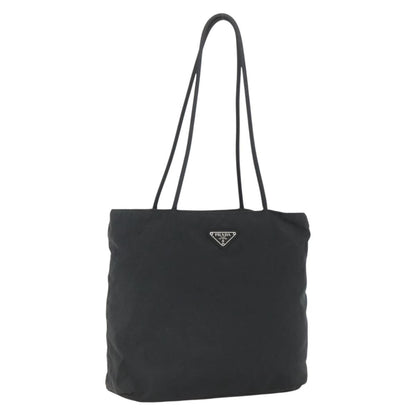 Prada Vintage Zip Tote Tessuto, BLACK, NYLON, Tote bag