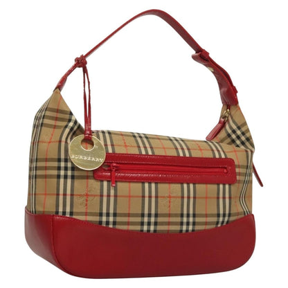 Burberry Nova Check Handbag Nova Check Canvas and leather, BEIGE, CANVAS, Handbag