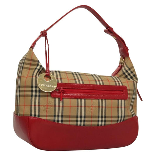 Burberry Nova Check Handbag Nova Check Canvas and leather, BEIGE, CANVAS, Handbag