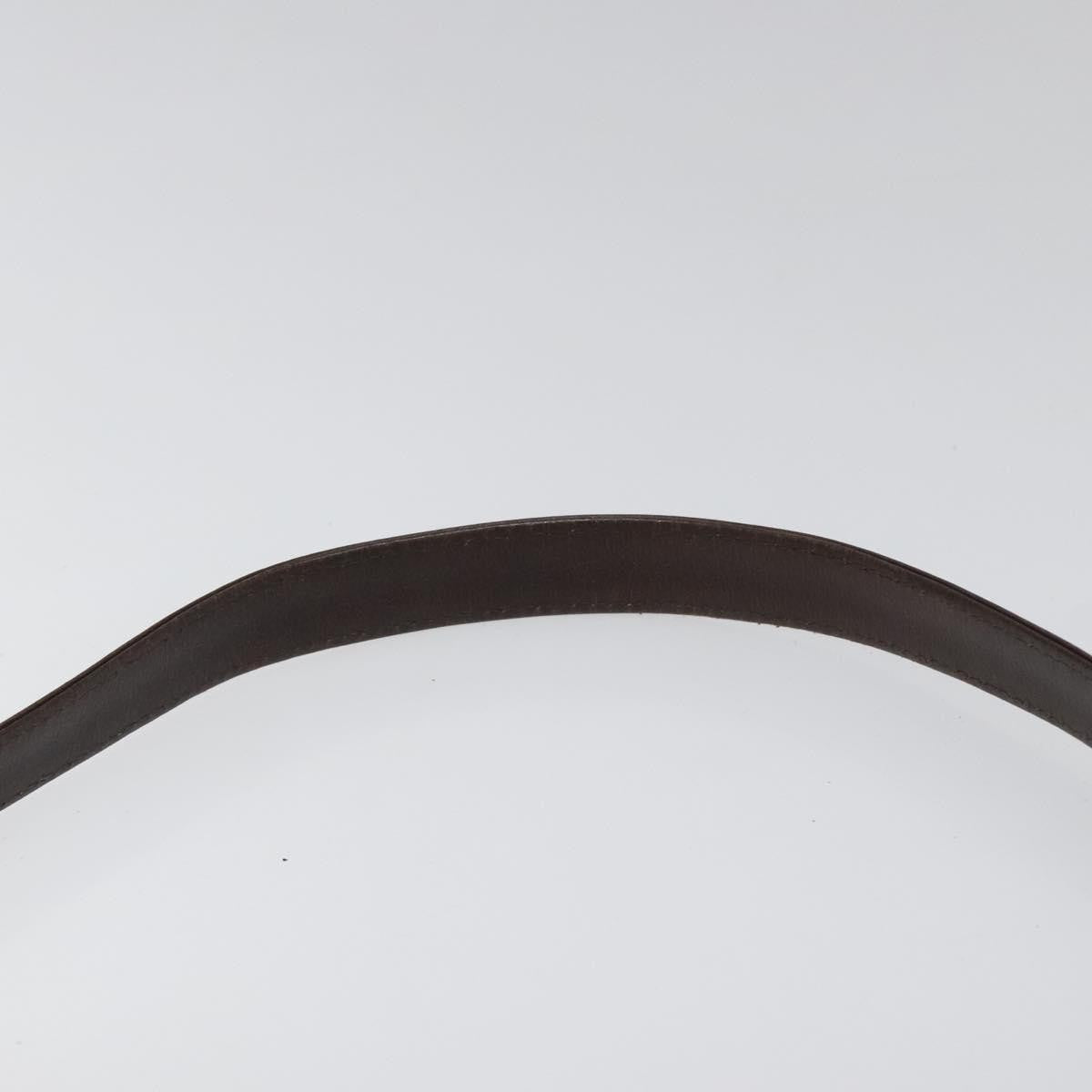 Christian Dior Vintage Trotter Flap Shoulder Bag Canvas, BROWN, CANVAS, Shoulder bag