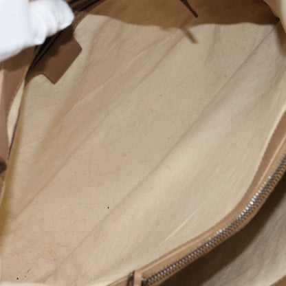 Gucci Bamboo Front Pocket Tote Canvas, ECRU, CANVAS, Tote bag