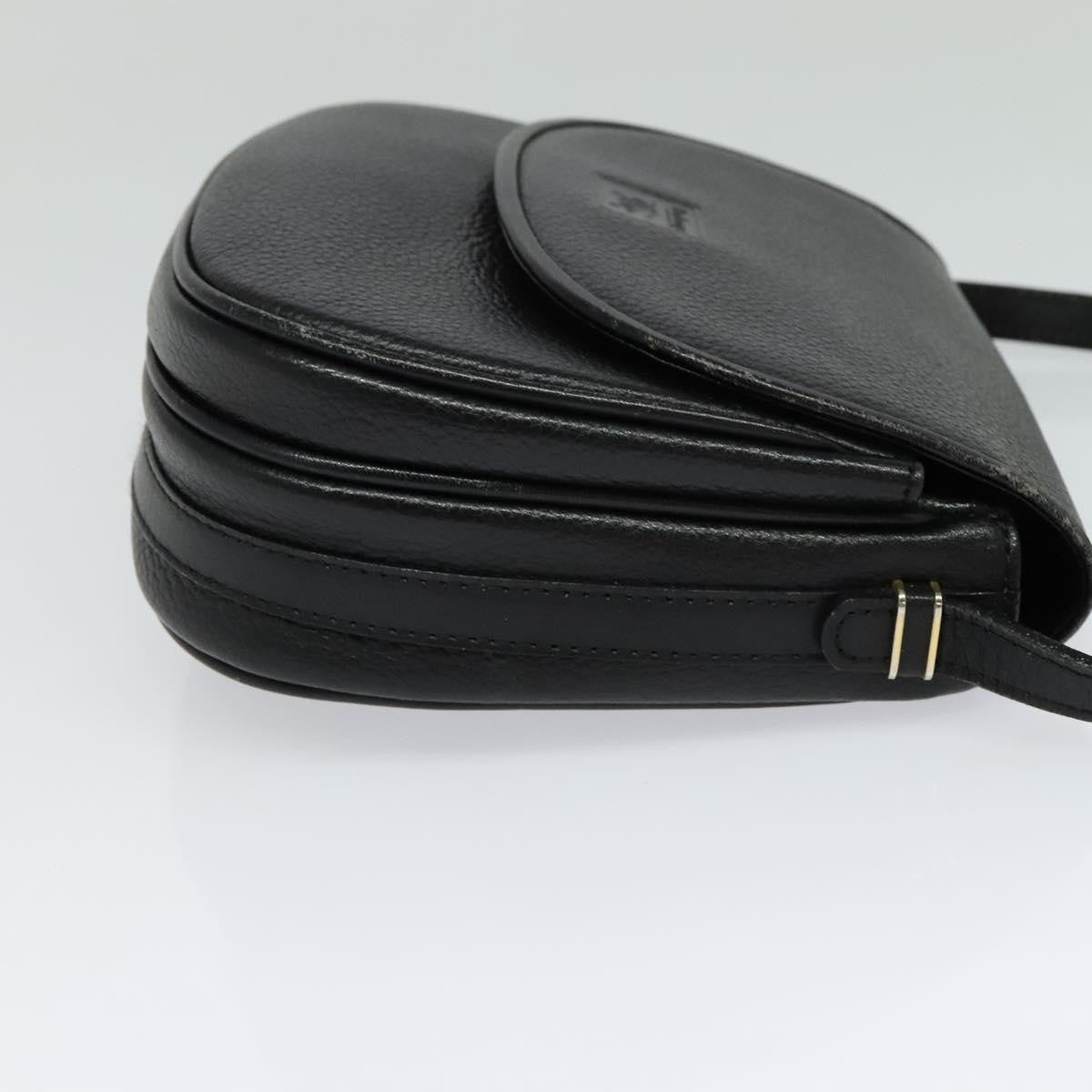 Burberry Flap Shoulder Bag Leather, BLACK, LEATHER, Shoulder bag