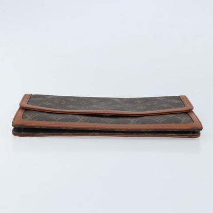 Louis Vuitton Dame Pochette Monogram Canvas, BROWN, CANVAS, Clutche & pouche